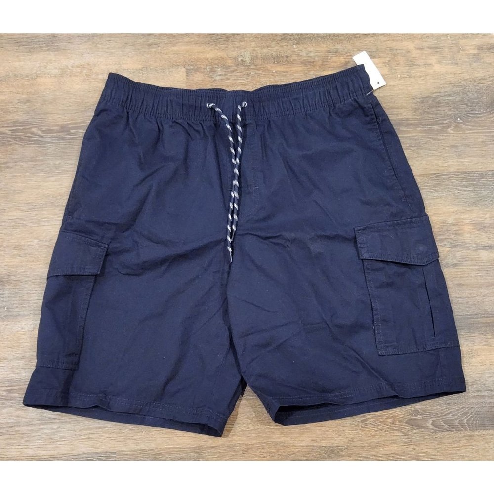 Men's 9" Inseam Elastic Waist Cargo Short